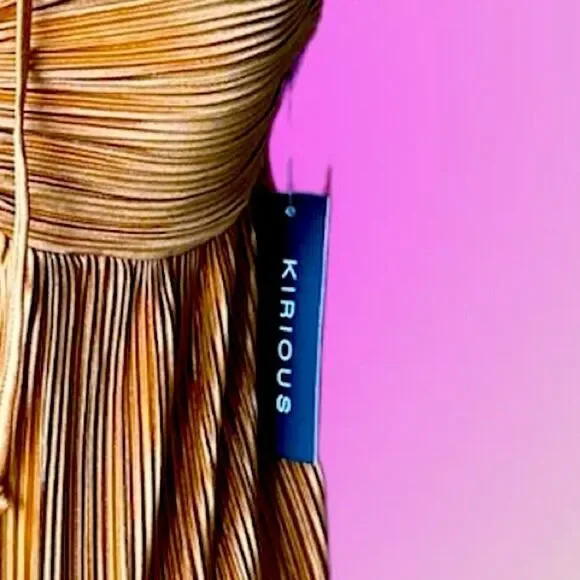 Kirious Mini Dress Sweetheart Neck Crinkle Small - Picture 4 of 6